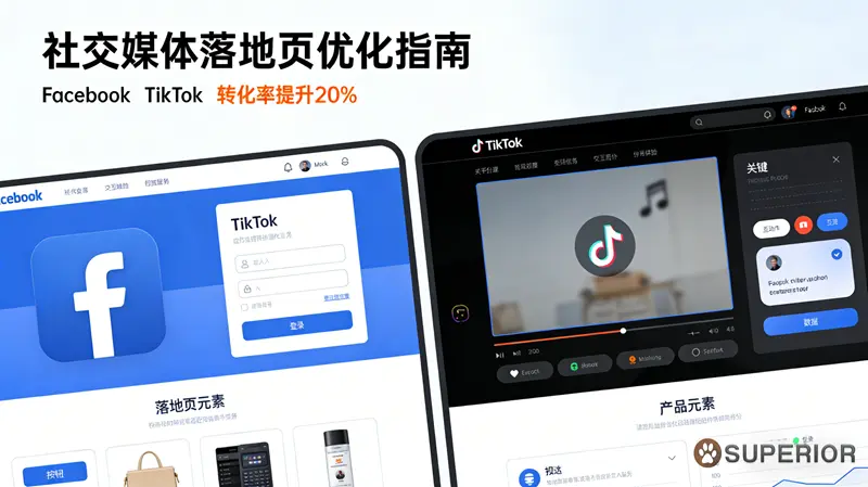 广告素材与落地页视觉一致性示意图