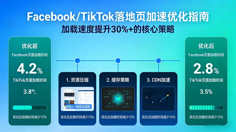 全球落地页加载速度优化示意图